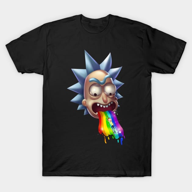 Rainbow Puke T-Shirt by ArtofLariz